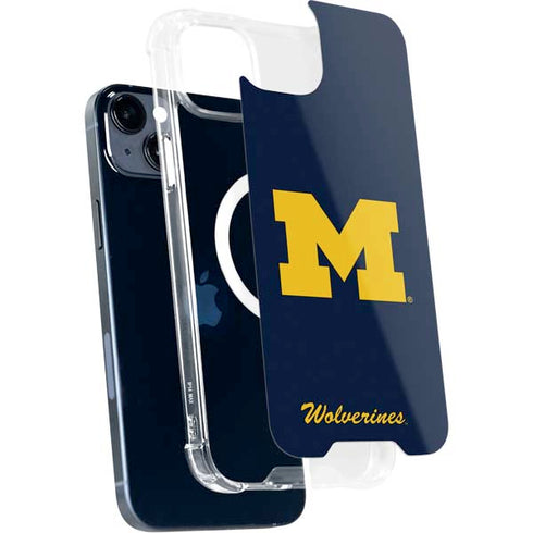 University of Michigan M Logo Bold iPhone 15 Plus MagSafe Case