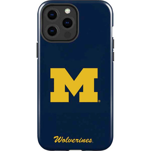 University of Michigan M Logo Bold iPhone 15 Pro Max Impact Case