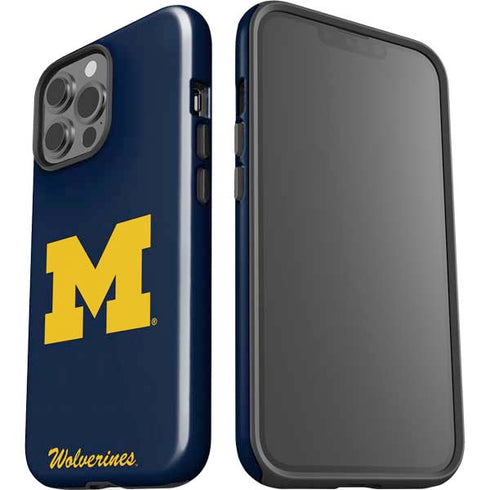 University of Michigan M Logo Bold iPhone 15 Pro Max Impact Case