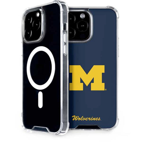 University of Michigan M Logo Bold iPhone 15 Pro Max MagSafe Case