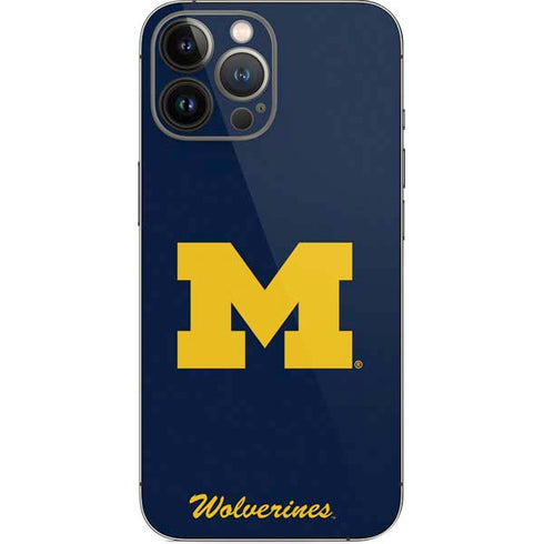University of Michigan M Logo Bold iPhone 14 Pro Max Skin