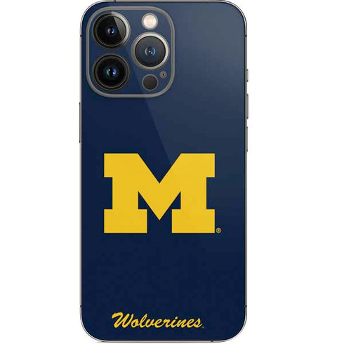 University of Michigan M Logo Bold iPhone 15 Pro Skin