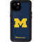 University of Michigan M Logo Bold iPhone 15 Plus Waterproof Case