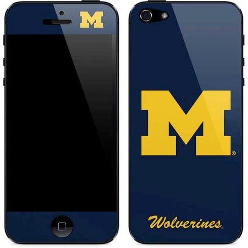 Michigan M Logo Bold iPhone 5/5s/5SE Skin
