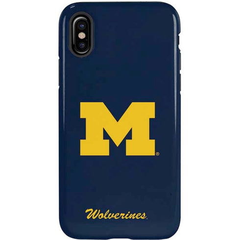 Michigan M Logo Bold iPhone X Pro Case