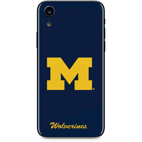 University of Michigan M Logo Bold iPhone XR Skin