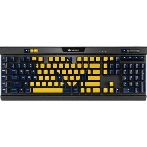 University of Michigan M Logo Bold K95 RGB PLATINUM Mechanical Gaming Keyboard Skin