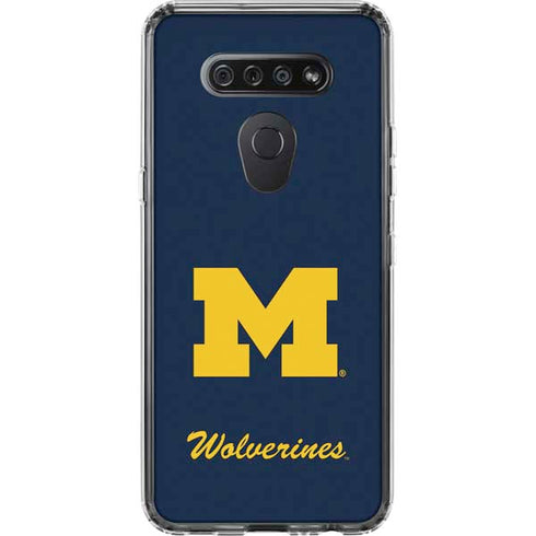 University of Michigan M Logo Bold LG K51/Q51 Clear Case