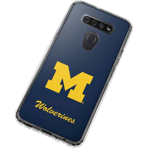 University of Michigan M Logo Bold LG K51/Q51 Clear Case