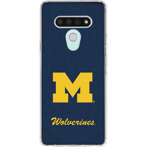 University of Michigan M Logo Bold LG Stylo 6 Clear Case