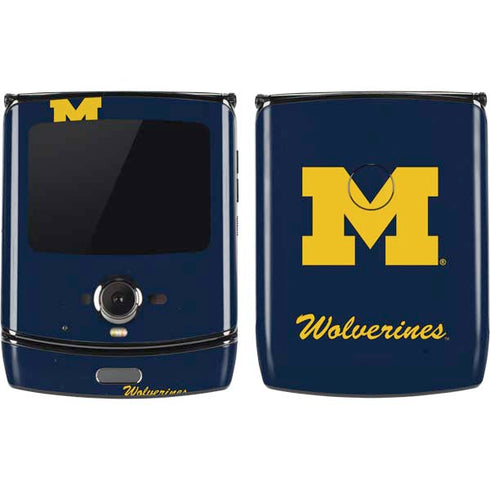 University of Michigan M Logo Bold Motorola RAZR Skin