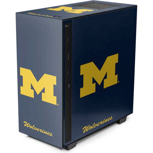 University of Michigan M Logo Bold NZXT H510 Compact ATX Mid-Tower Case Skin