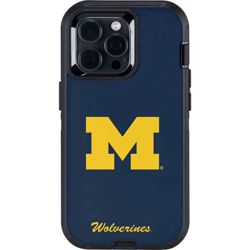 University of Michigan M Logo Bold Otterbox Defender iPhone Skin
