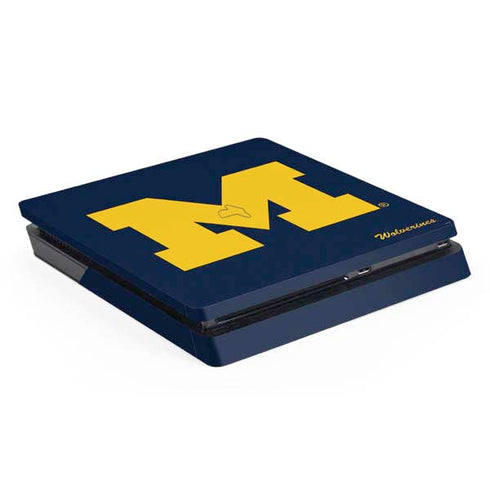 Michigan M Logo Bold PS4 Slim Skin