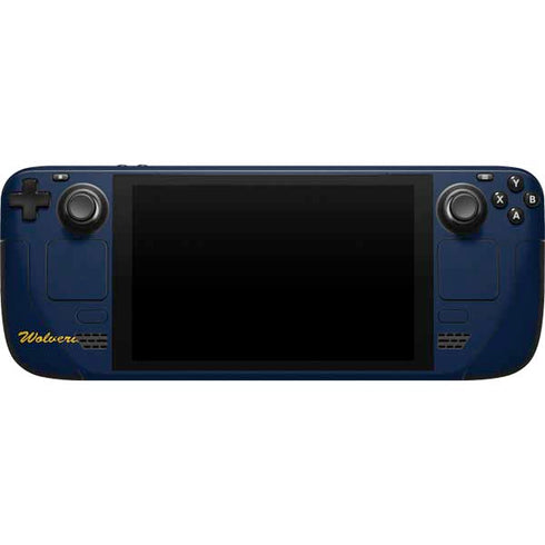 University of Michigan M Logo Bold Steam Deck Handheld Gaming Computer Skin