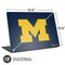 University of Michigan M Logo Bold Universal Laptop 18in (14.6 x 10.6in) Skin
