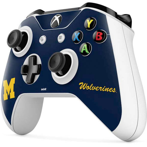 Michigan M Logo Bold Xbox One S Controller Skin