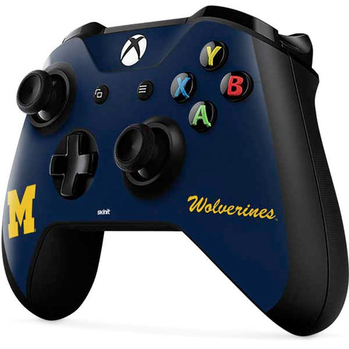 Michigan M Logo Bold Xbox One X Controller Skin