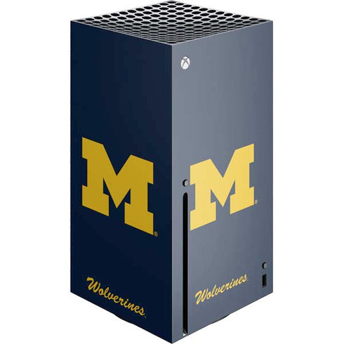 University of Michigan M Logo Bold Xbox Series X Console Skin