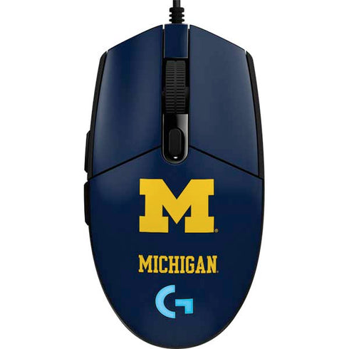University of Michigan M Logo G203 Prodigy RGB Wired Gaming Mouse Skin