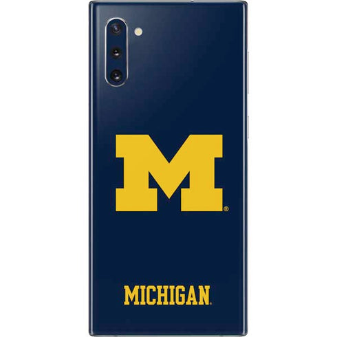 University of Michigan M Logo Galaxy Note 10 Skin