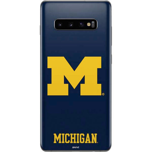 University of Michigan M Logo Galaxy S10 Plus Skin