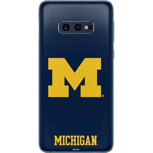University of Michigan M Logo Galaxy S10e Skin