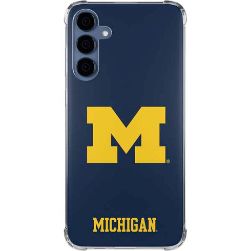 University of Michigan M Logo Galaxy S24 Clear Case
