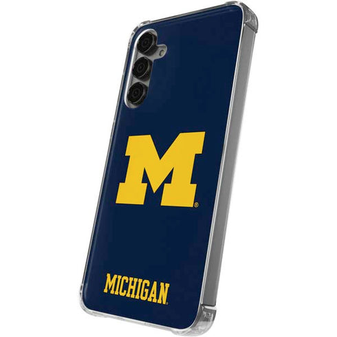 University of Michigan M Logo Galaxy S24 Plus Clear Case