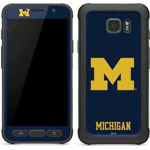 Michigan M Logo Galaxy S7 Active Skin
