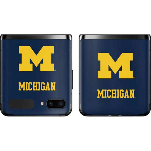 University of Michigan M Logo Galaxy Z Flip Skin