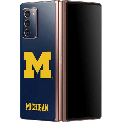 University of Michigan M Logo Galaxy Z Fold2 5G Skin