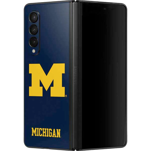University of Michigan M Logo Galaxy Z Fold3 5G Skin
