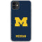 University of Michigan M Logo iPhone 11 Clear Case