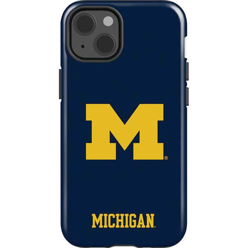 University of Michigan M Logo iPhone 15 Impact Case