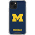 University of Michigan M Logo iPhone 15 Plus Clear Case