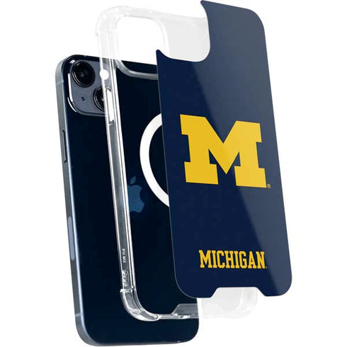 University of Michigan M Logo iPhone 15 Plus MagSafe Case