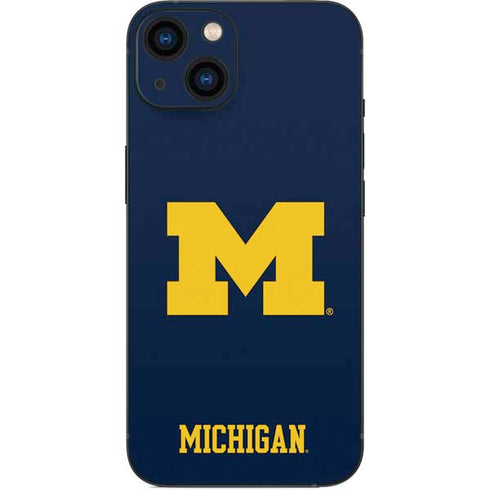 University of Michigan M Logo iPhone 15 Plus Skin