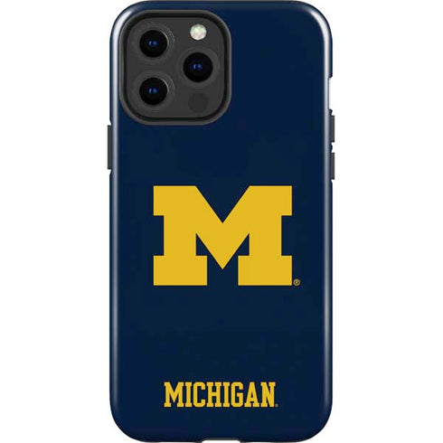 University of Michigan M Logo iPhone 15 Pro Max Impact Case