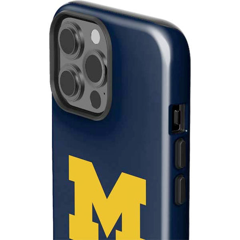 University of Michigan M Logo iPhone 15 Pro Max Impact Case