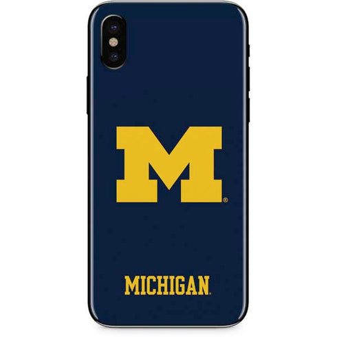 University of Michigan M Logo iPhone XS Max Skin