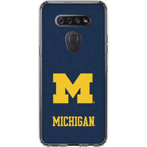 University of Michigan M Logo LG K51/Q51 Clear Case
