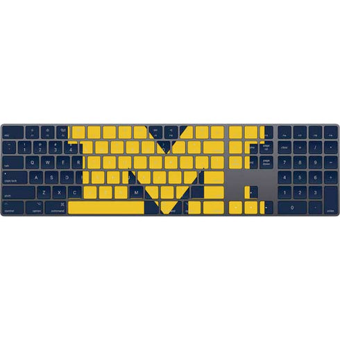 University of Michigan M Logo Magic Keyboard with Numeric Keypad Skin