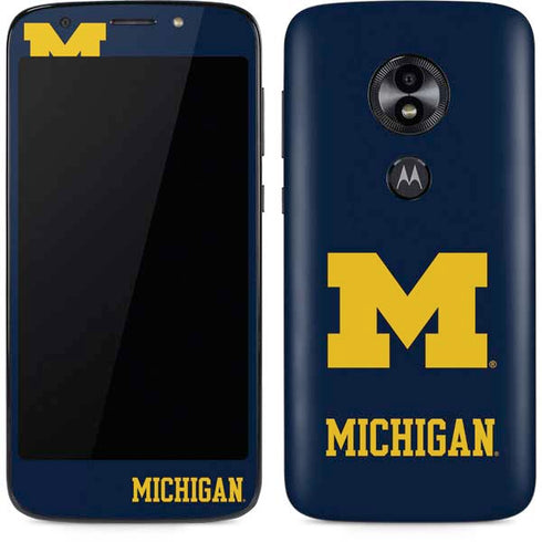 Michigan M Logo Moto E5 Play Skin