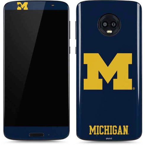 Michigan M Logo Moto G6 Skin