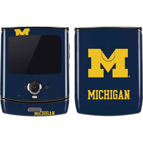 University of Michigan M Logo Motorola RAZR Skin
