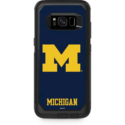 Michigan M Logo OtterBox Commuter Galaxy S8 Plus Skin