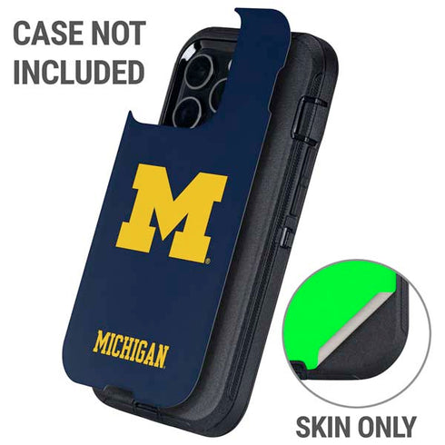 University of Michigan M Logo Otterbox Defender iPhone Skin