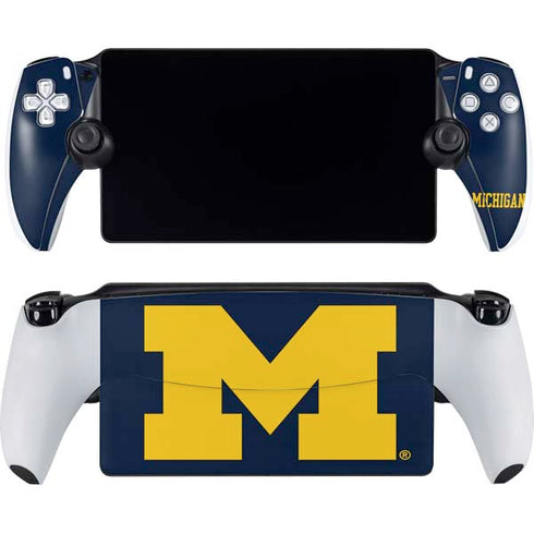 University of Michigan M Logo PlayStation Portal Remote Player Skin