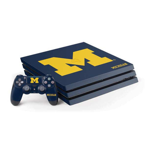 Michigan M Logo PS4 Pro Bundle Skin